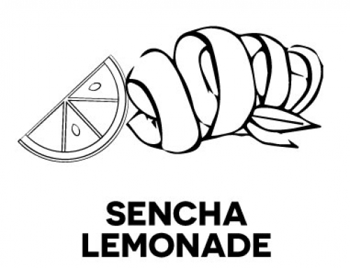 – Sencha lemonade –Deze speciale groene thee creatie bevat verse groene thee, gouden citroenschil & gedroogde stukje citroen. Het is een verfrissende vervanging voor de klassieke groene thee